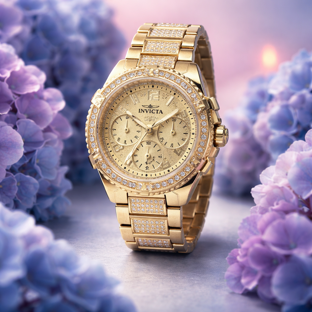 Invicta Ladies Gold Watch