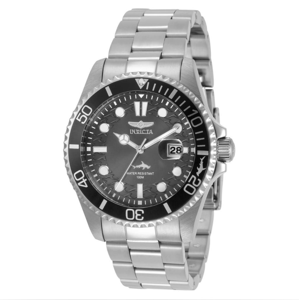 Invicta Silver and Black Men's Watch, 43mm - $199.00 MSRP!