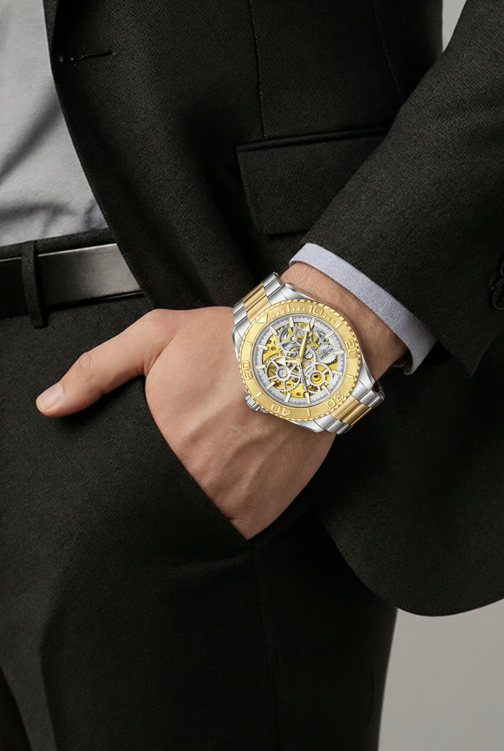 Invicta Objet D Art Automatic Men's Watch w/ Skeleton Dial, 43mm - $279.00 MSRP!