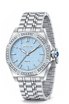 Invicta Women's Silver and Blue Watch
