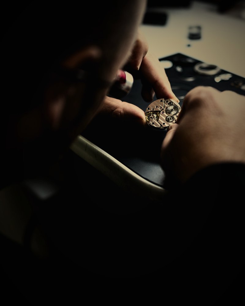 Hand-inspected Invicta watches at Tulsa Timepiece Company workshop in Tulsa, Oklahoma